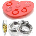 FDA Grade Creative Finger Ring Silicone Ice Cube Tray